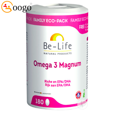 Be-Life Omega 3 Magnum, 180 capsules